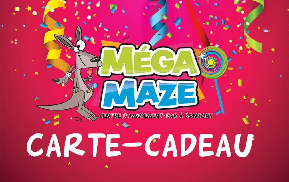 Cartes Cadeaux MégaMaze